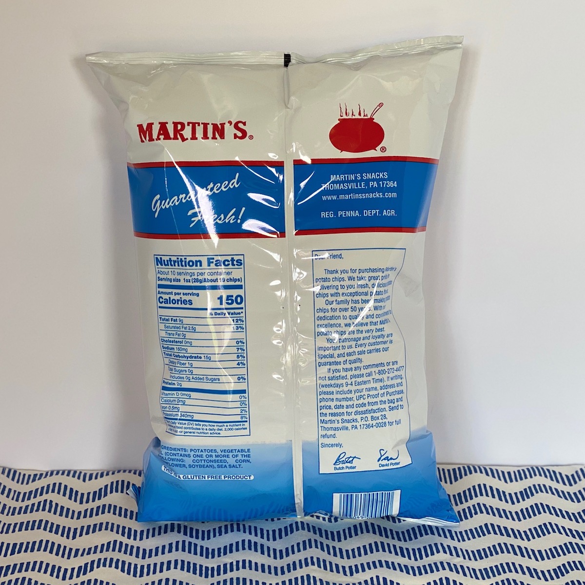 Martin's Dippin' Waffle Cut Potato Chips - 3 lb.