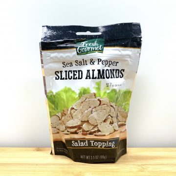 NUTS – SLICED ALMONDS, SEA SALT & PEPPER